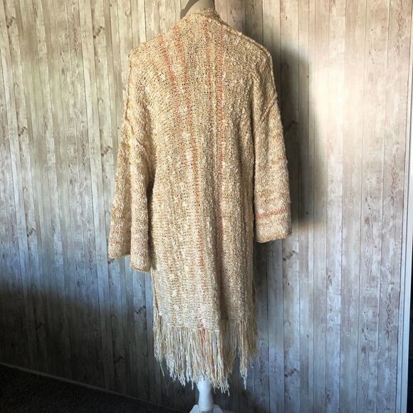 Free People Lucia Open Front Fringe Sweater - Picture 4 of 10